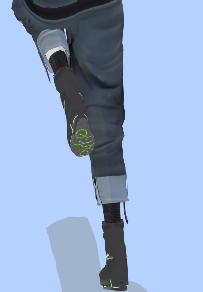 Grey Cyberpunk Runner Set