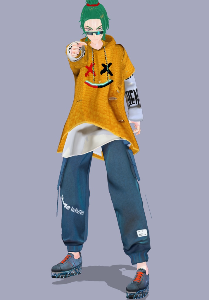 Cyberpunk Honeycomb Skater Set