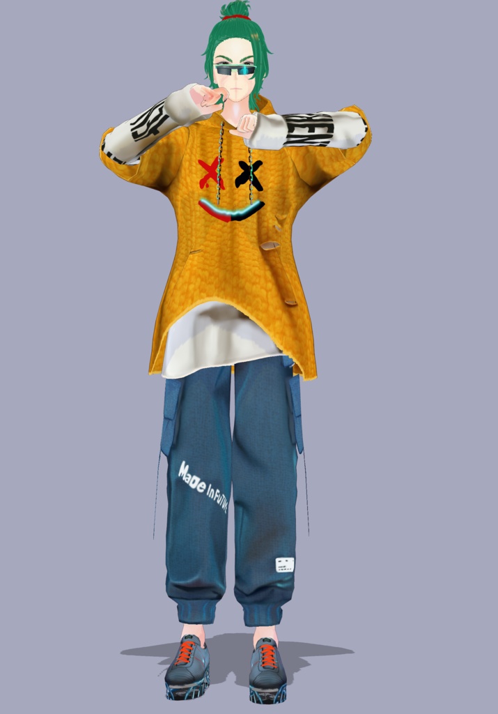 Cyberpunk Honeycomb Skater Set