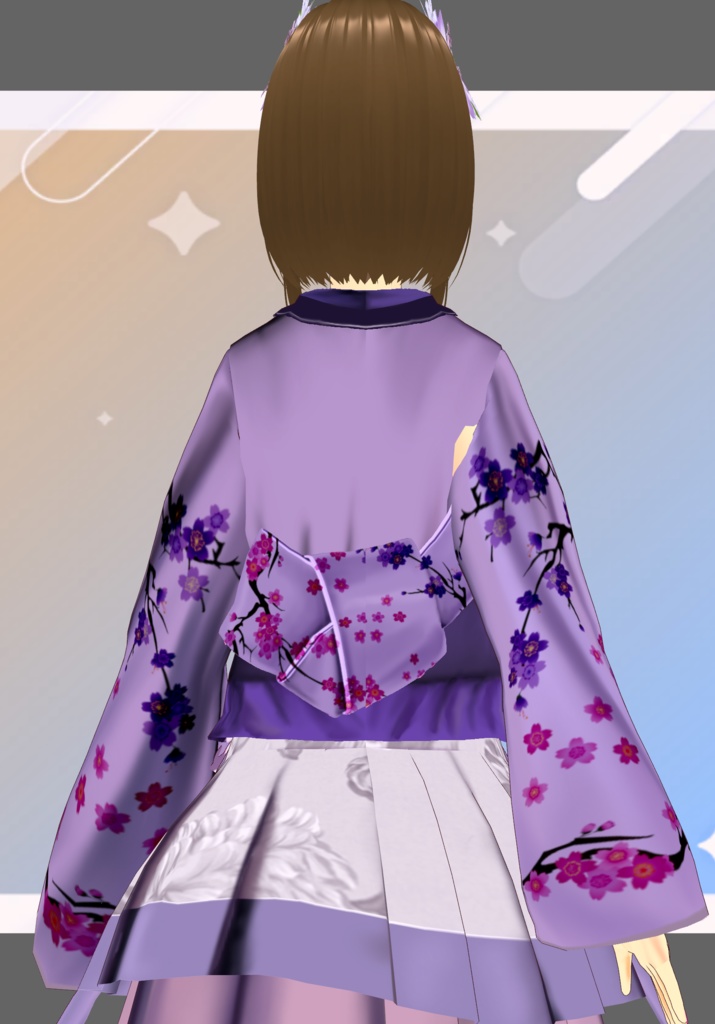 Lilac Dreams Floral Kimono Lolita Fashion