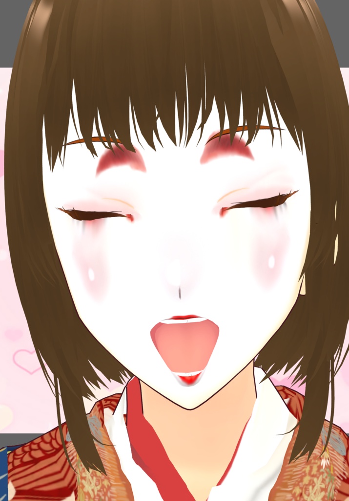 OrangeSunset BlueSkies Japanese Traditional wear