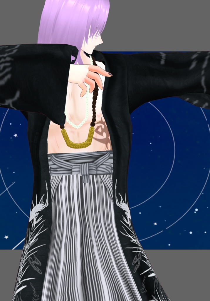 Waterleaf Kimono and Hakama Traditional Japanese