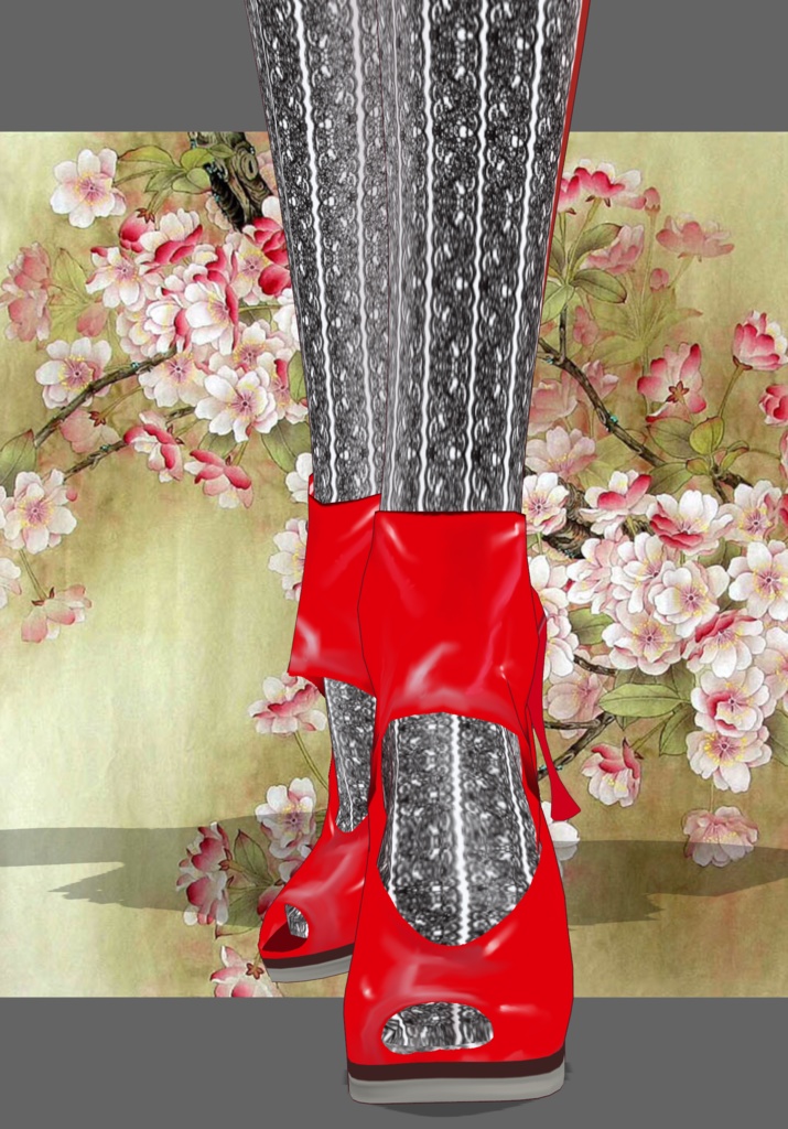 Cherry Blossom FoxTrot Modern Kimono