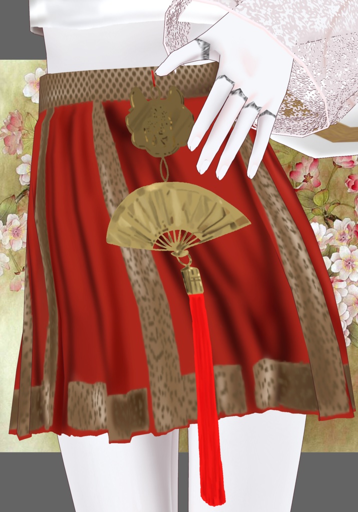 Cherry Blossom FoxTrot Modern Kimono