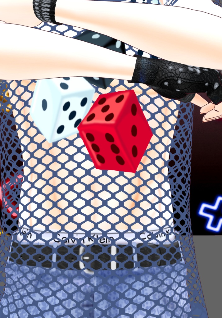3Dice Punk Rave set. Vintage Punk Rave