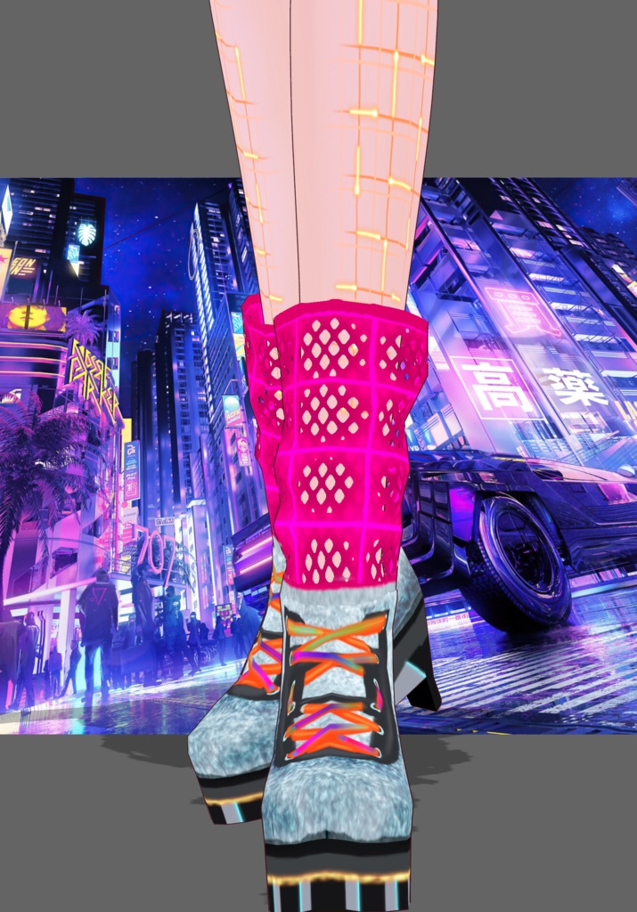 Pink Silver Cyberpunk Romper Set. Cyberpunk Fashion