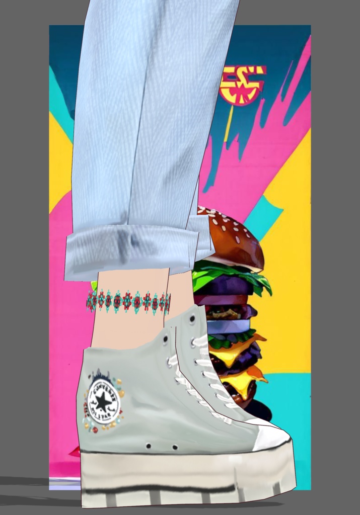 FastFood Burger Kawaii Set