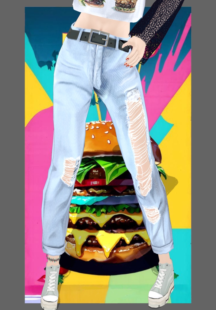 FastFood Burger Kawaii Set