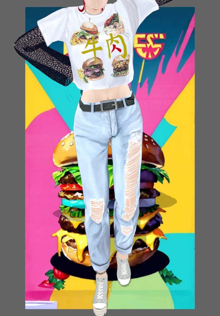 FastFood Burger Kawaii Set