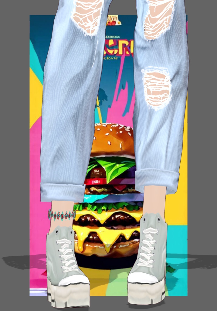 FastFood Burger Kawaii Set