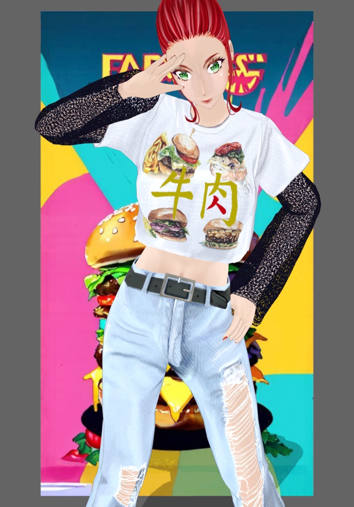 FastFood Burger Kawaii Set