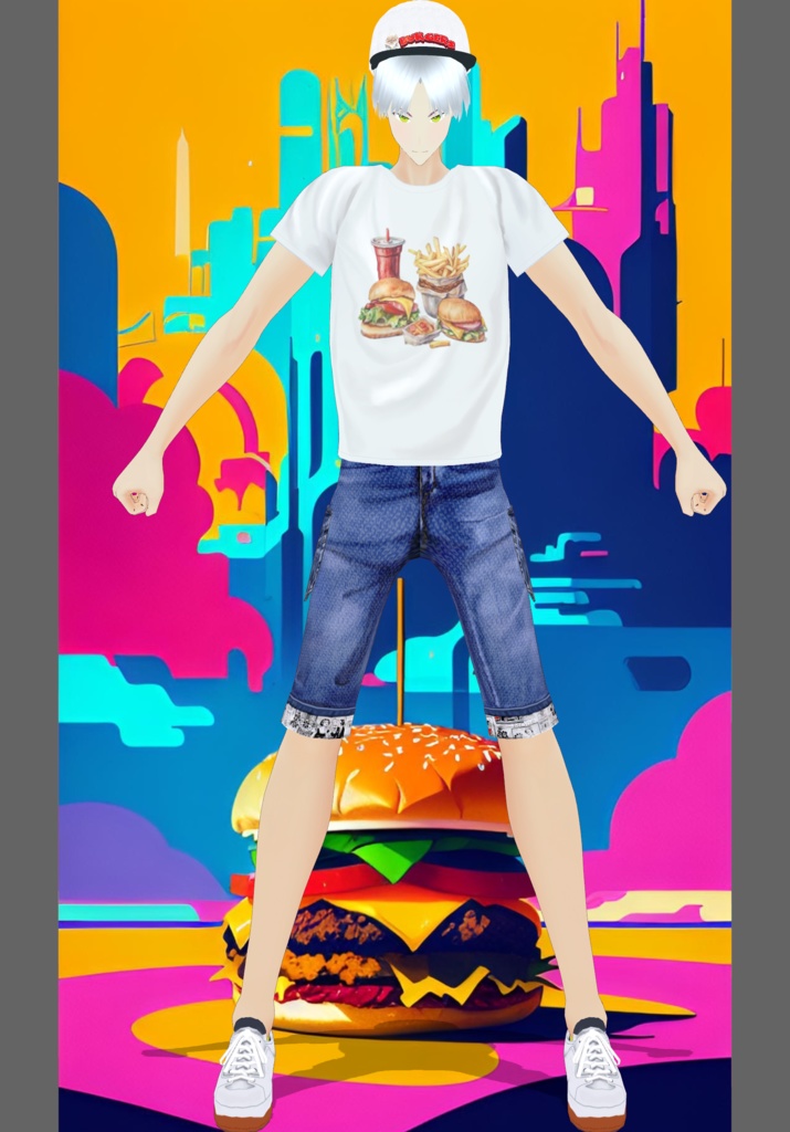 FastFood Burger Kawaii Boys Set