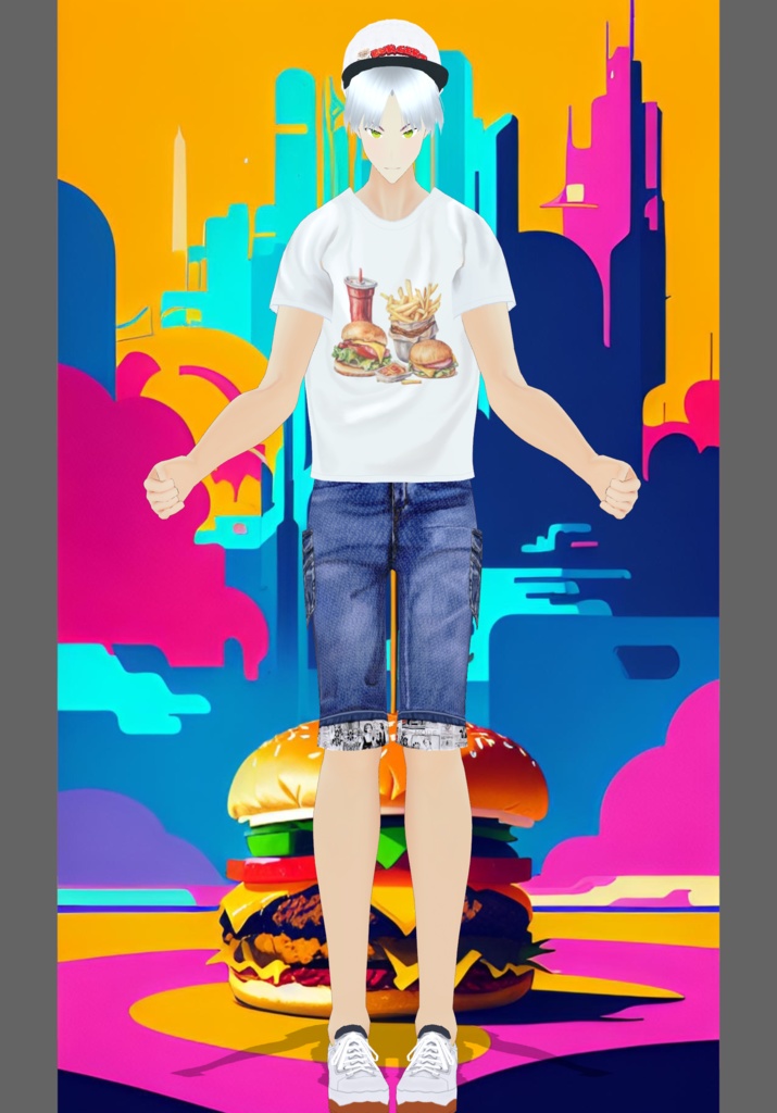FastFood Burger Kawaii Boys Set