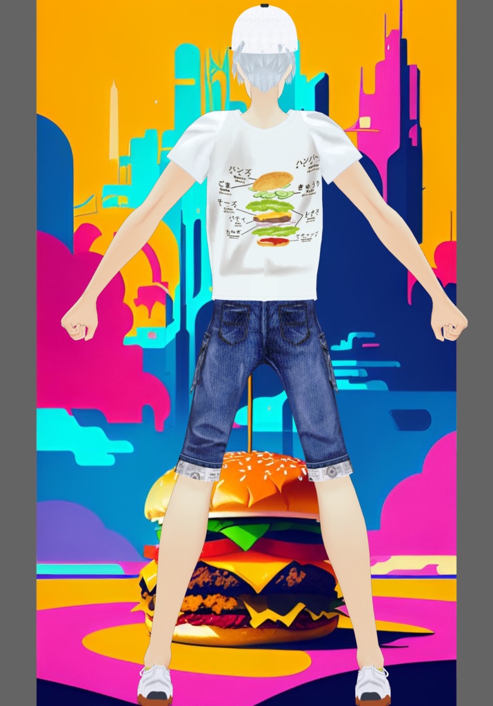 FastFood Burger Kawaii Boys Set