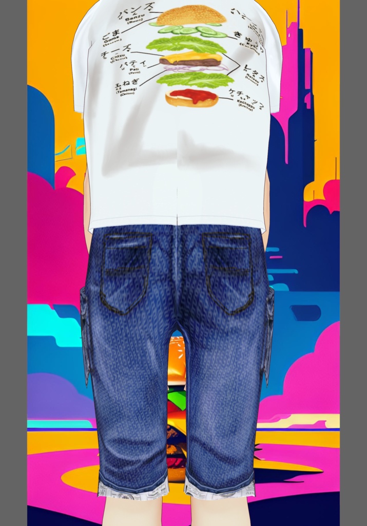 FastFood Burger Kawaii Boys Set