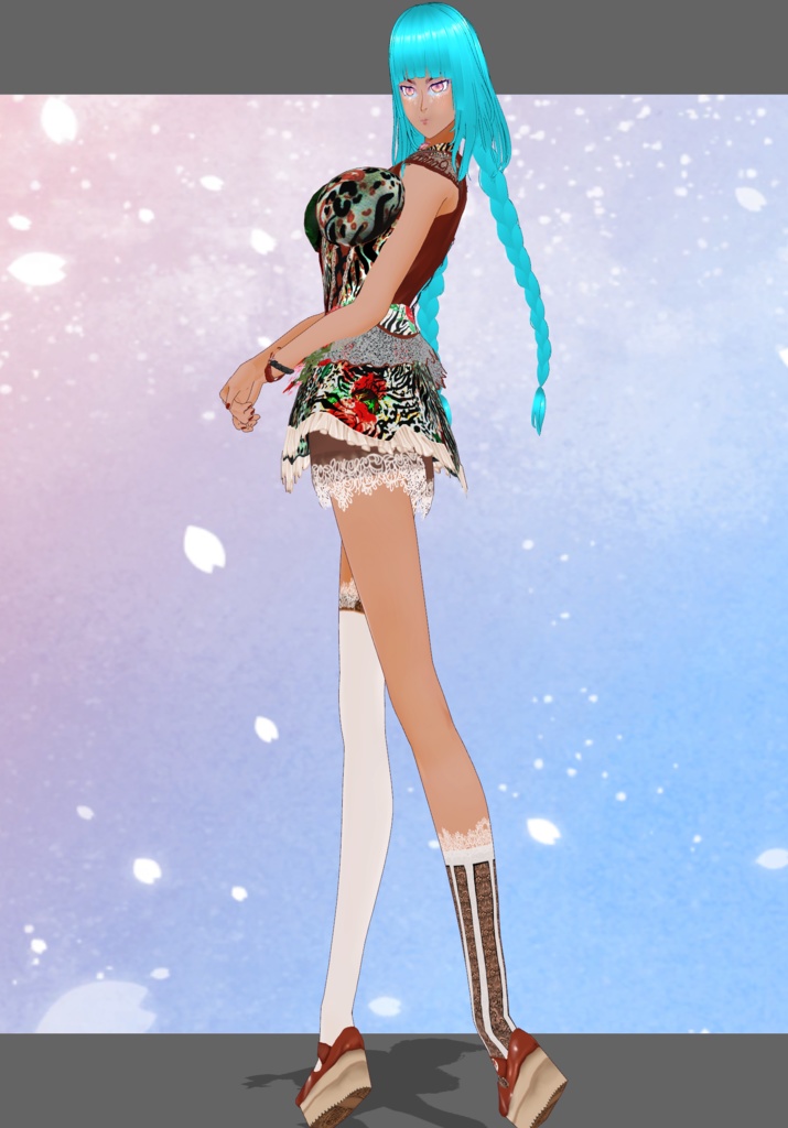 Animal Floral Lace Lolita Set