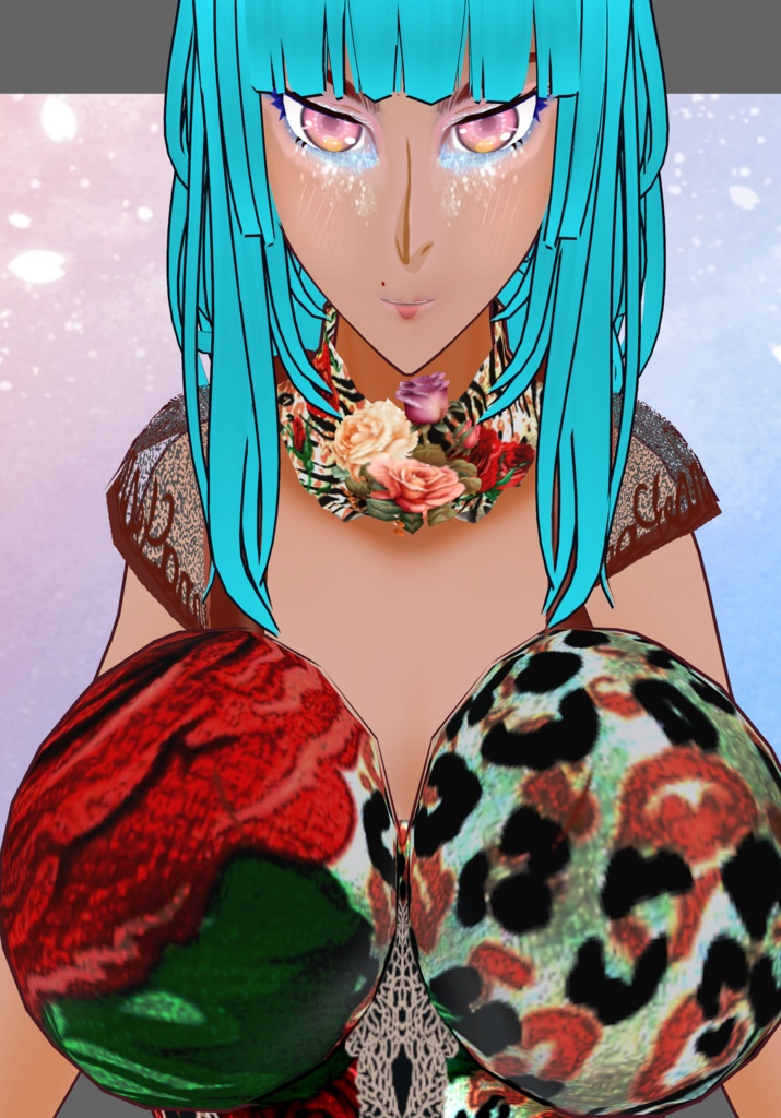 Animal Floral Lace Lolita Set