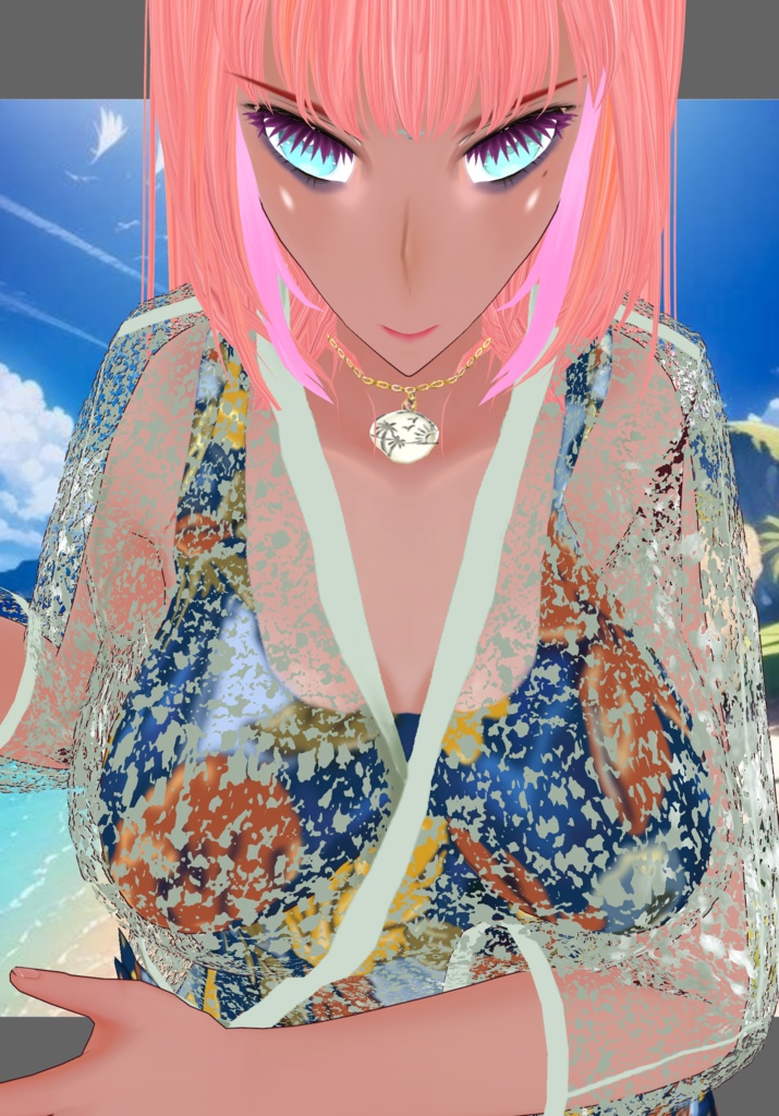 70s Floral OnePiece Swim Set