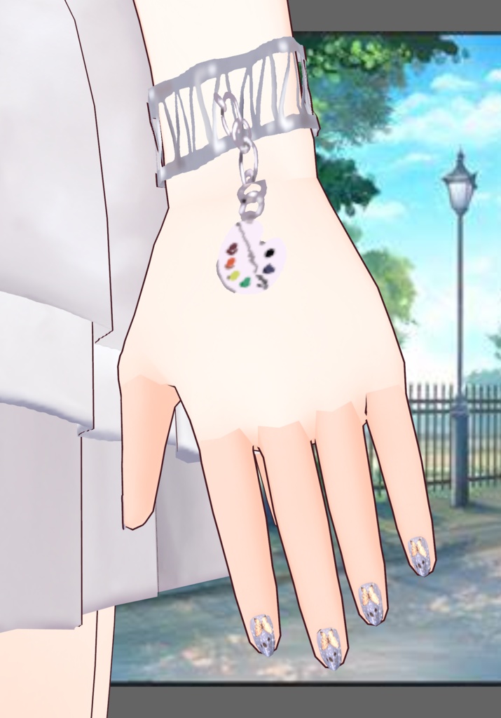 Cream Denim Bubble Tea Kawaii Set