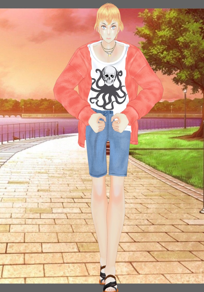 TieDie Octopus Skull Tee Vintage Casual