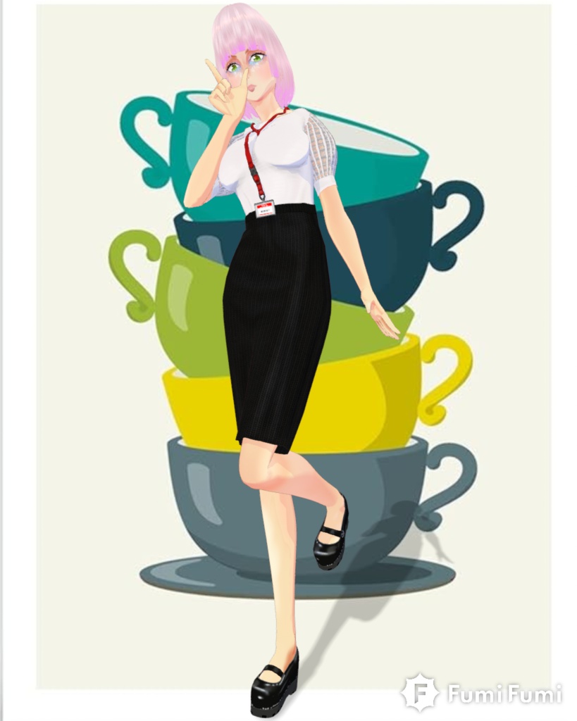 Frills IceCream Parlor Waitress