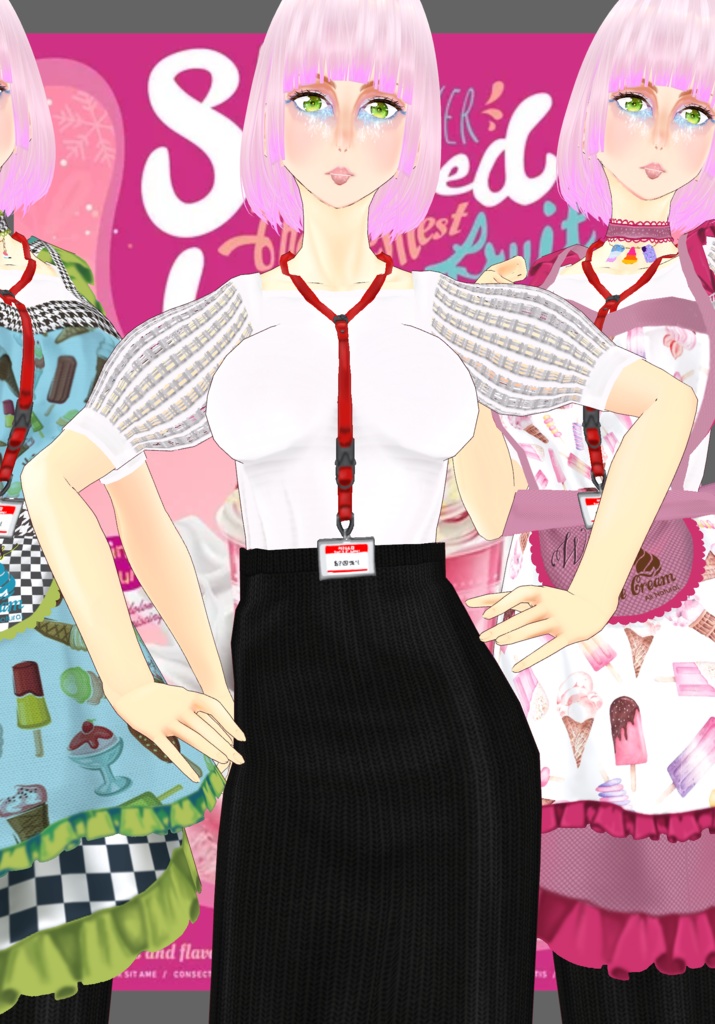 Frills IceCream Parlor Waitress