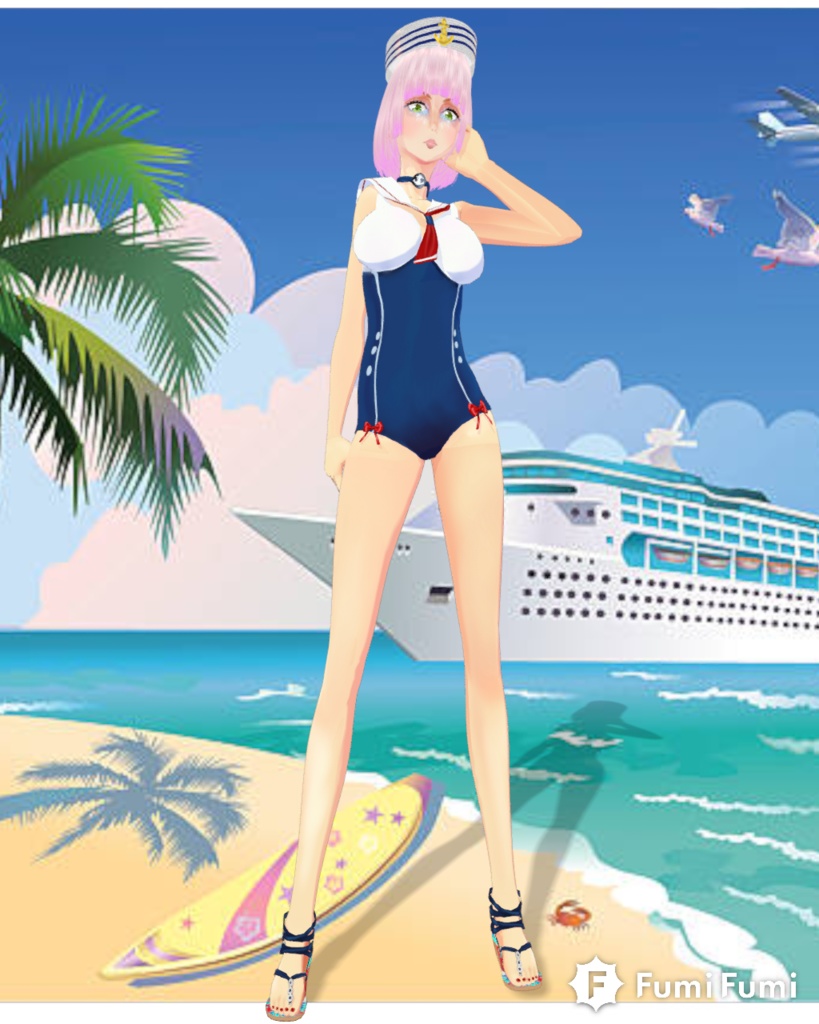 Pinup Navy Sailor Set