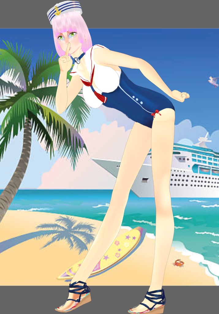 Pinup Navy Sailor Set