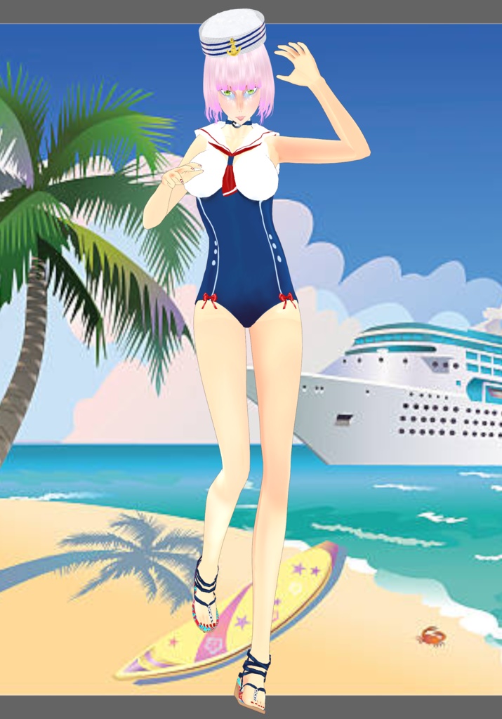 Pinup Navy Sailor Set