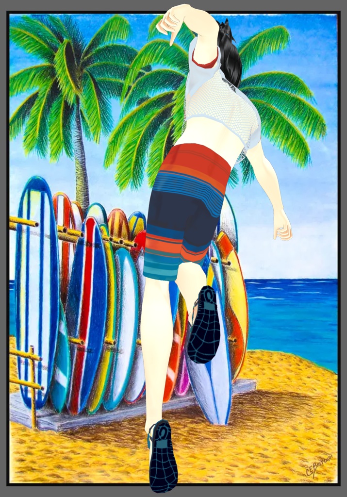 Surfer Sunset Outfit