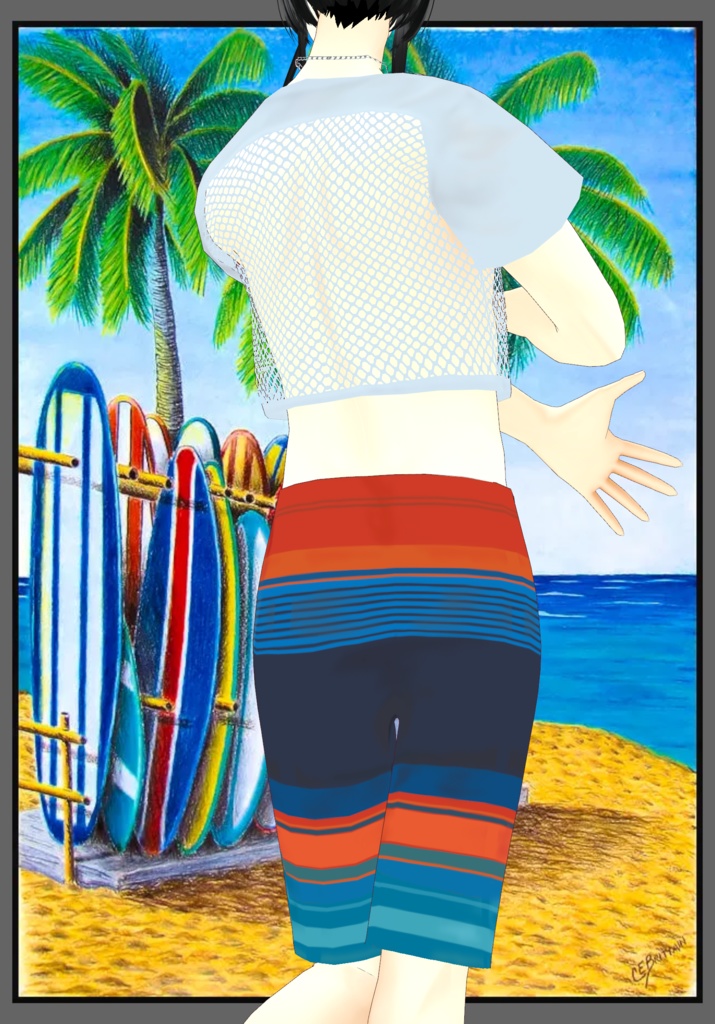 Surfer Sunset Outfit
