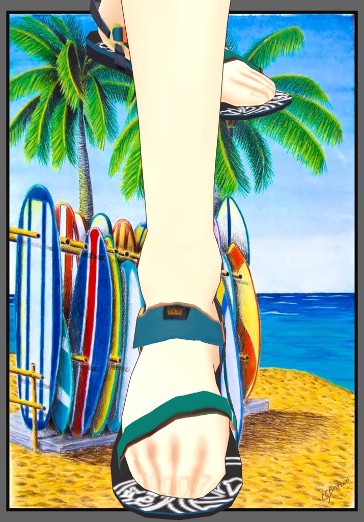 Surfer Sunset Outfit