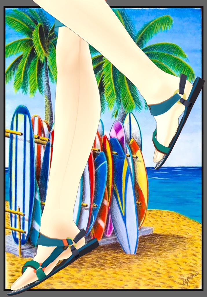 Surfer Sunset Outfit