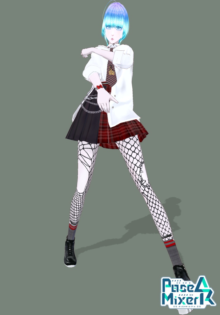 Rebel Punk School Girl Uniform Set