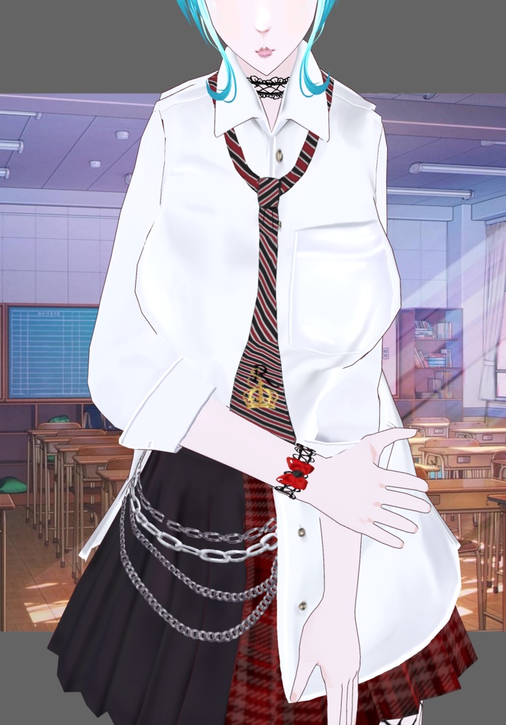 Rebel Punk School Girl Uniform Set