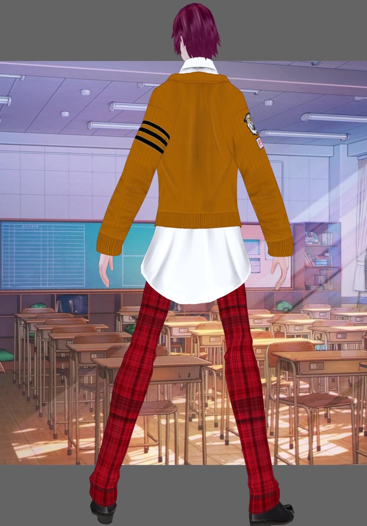 Rebel Punk School Uniform Boy