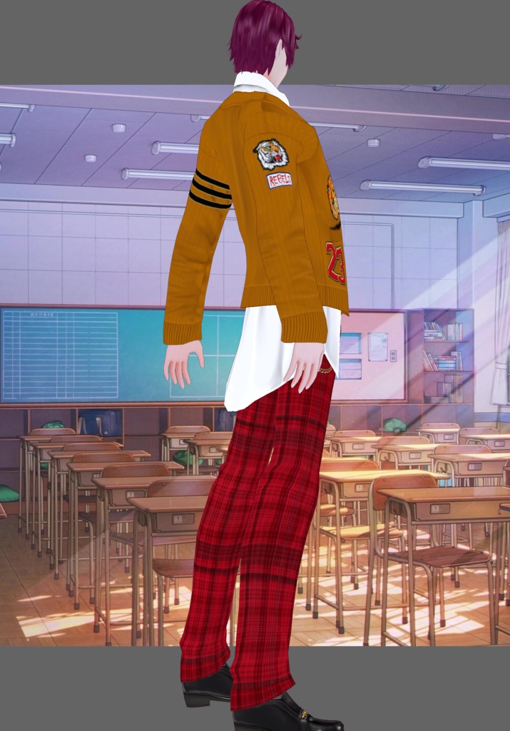 Rebel Punk School Uniform Boy