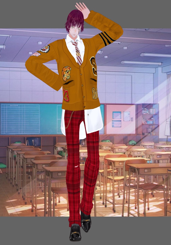 Rebel Punk School Uniform Boy