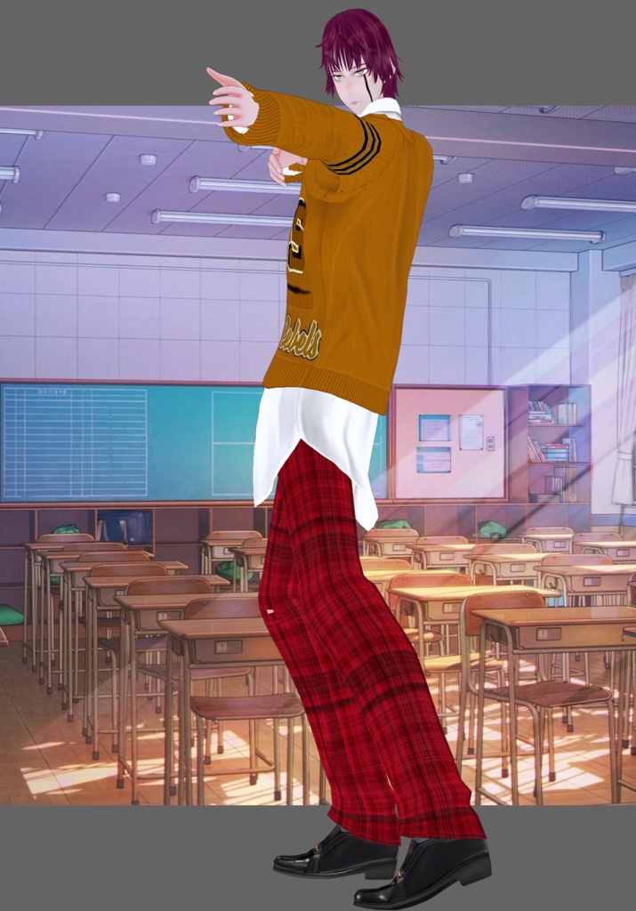 Rebel Punk School Uniform Boy