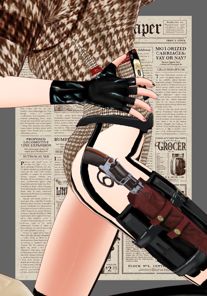 Holmes Detective Sexy Lolita Set