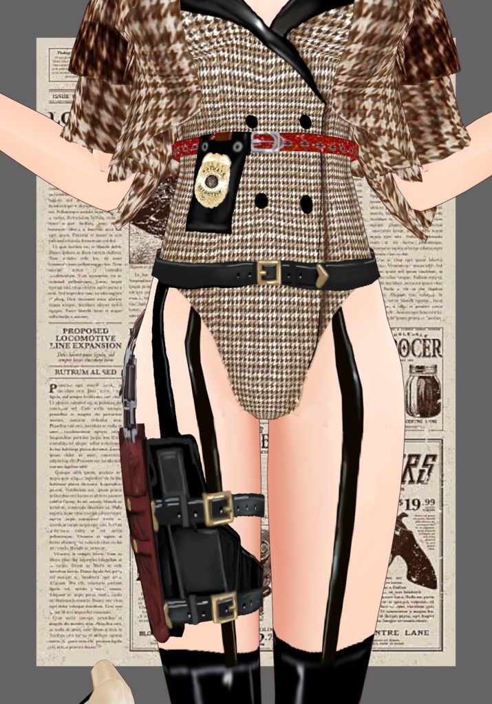 Holmes Detective Sexy Lolita Set