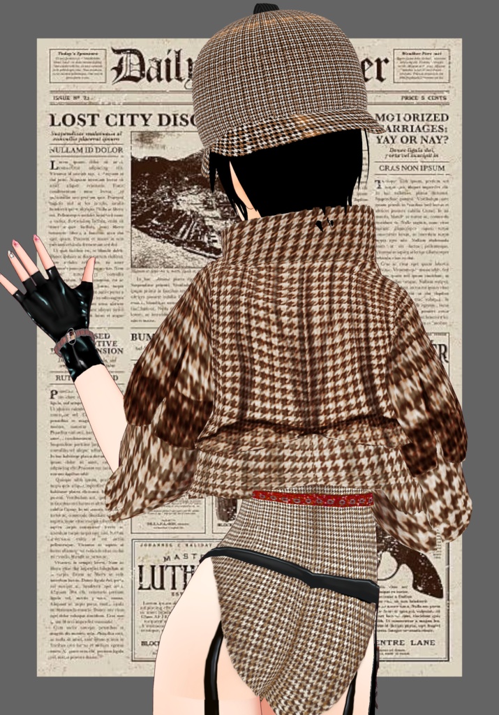 Holmes Detective Sexy Lolita Set