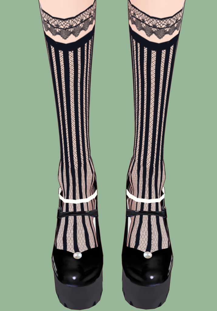 C/B Stripe Gothic Lolita Girl.              Victorian Fashion