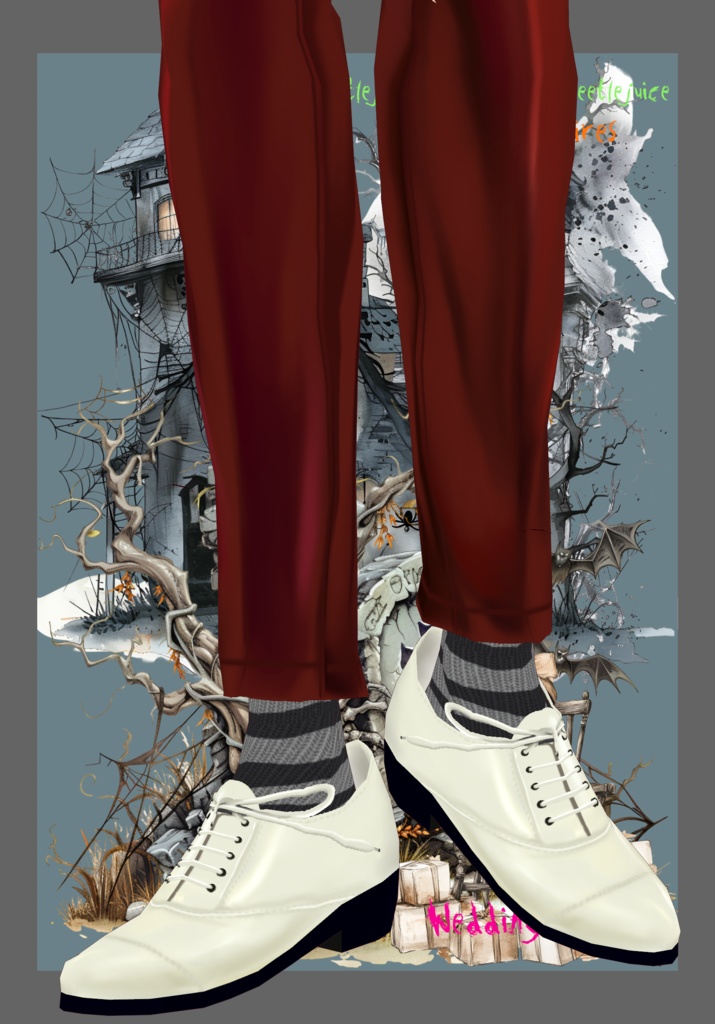 Beetlejuice Groom Cosplay. 80s Horror