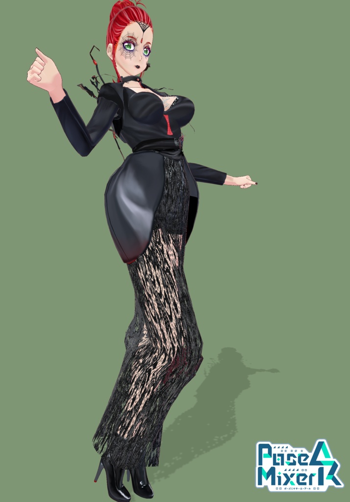 Black Widow Queen Cosplay Gothic Halloween