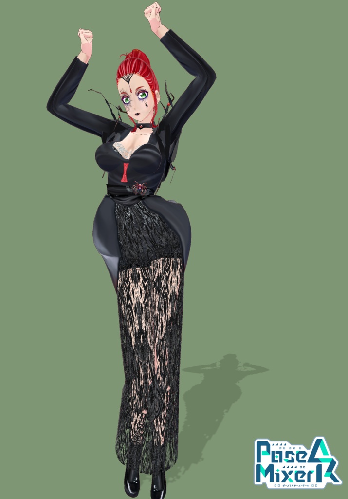 Black Widow Queen Cosplay Gothic Halloween