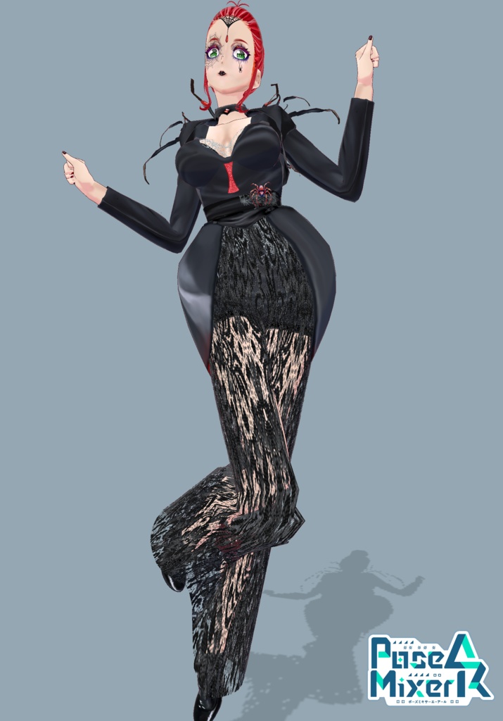 Black Widow Queen Cosplay Gothic Halloween