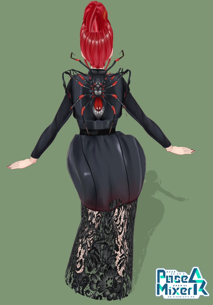 Black Widow Queen Cosplay Gothic Halloween