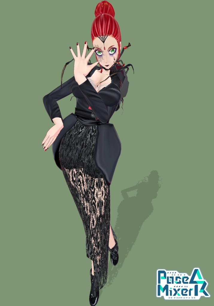 Black Widow Queen Cosplay Gothic Halloween