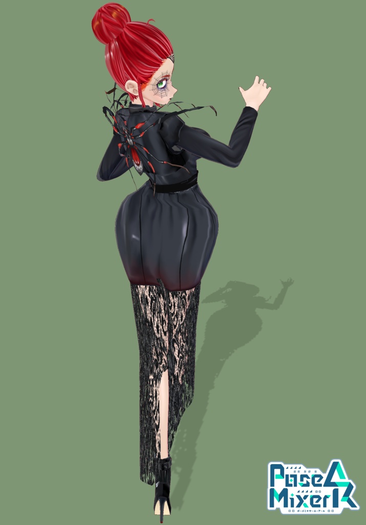 Black Widow Queen Cosplay Gothic Halloween